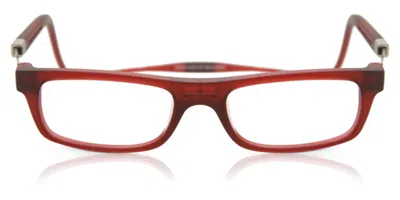 Clic Vunetic Tenore Men's Glasses, Red, Size +2.50
