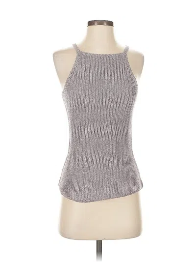 Pre-owned Clifford & Wills Tank Top Silver Halter Neckline Tops