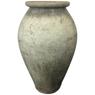 Pre-owned Clifford Large Hand Crafted Pot, Garden Element From Historical Estate Beverly Hills, Ca In Gray