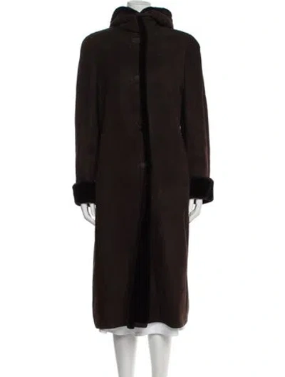 Pre-owned Clifford Michael Lambskin Evening Jacket In Brown