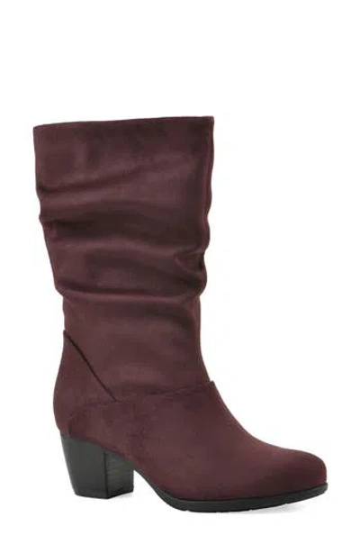 Cliffs By White Mountain Angelie Boot In Burgundy