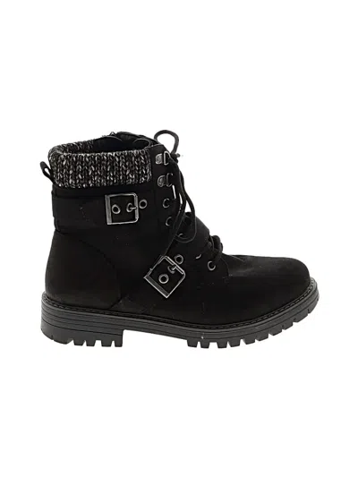 Pre-owned Cliffs By White Mountain Ankle Boots In Black