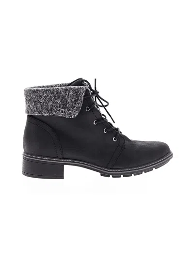 Pre-owned Cliffs By White Mountain Ankle Boots In Black