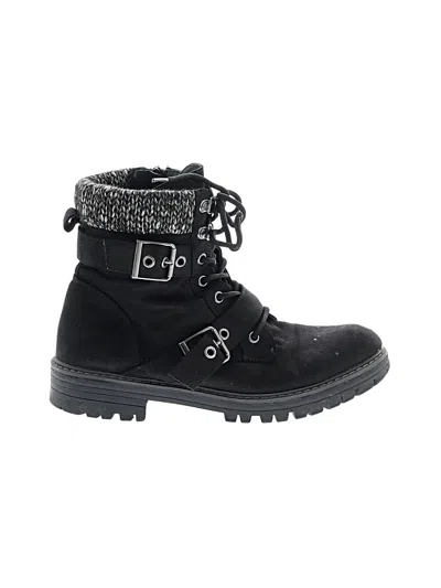 Pre-owned Cliffs By White Mountain Ankle Boots In Black