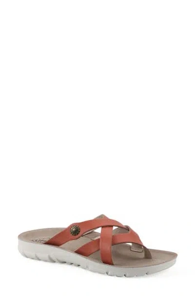 Cliffs By White Mountain Bansky Thong Comfort Sandal In Red
