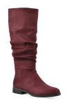 Cliffs By White Mountain Barnes Tall Boot In Burgundy