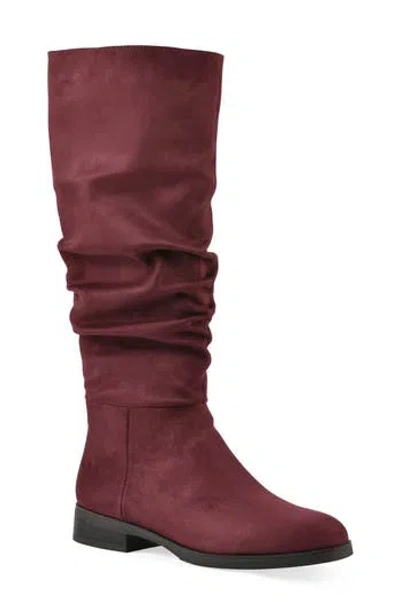Cliffs By White Mountain Barnes Tall Boot In Burgundy