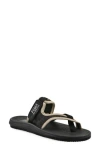 Cliffs By White Mountain Basket Woven Slide Sandal