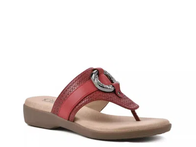 Cliffs By White Mountain Benedict Sandal In Red