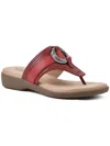Cliffs By White Mountain Benedict Wedge Thong Sandal In Brown