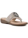 Cliffs By White Mountain Benedict Wedge Thong Sandal In Multi