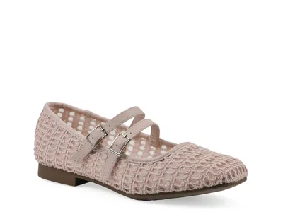Cliffs By White Mountain Besnik Mary Jane Flat In Pink