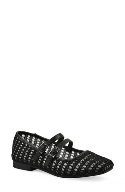 Cliffs By White Mountain Besnik Mary Jane Flat In Black Fabric