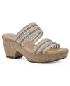 Cliffs By White Mountain Bia Espadrille Platform Sandal In Natural Tan Mesh