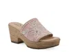 Cliffs By White Mountain Biancia Espadrille Platform Sandal In Pink