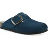 Cliffs By White Mountain Big Easy Buckle Mule In Blue