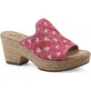 Cliffs By White Mountain Bizzie Platform Wedge Espadrille Sandal In Multi
