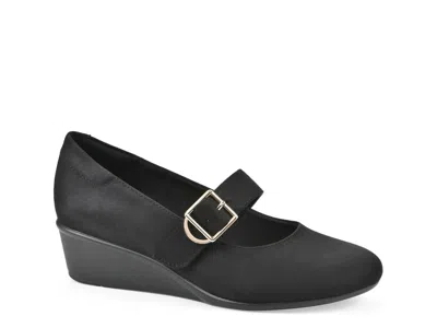Cliffs By White Mountain Bolford Mary Jane Wedge Pump In Black