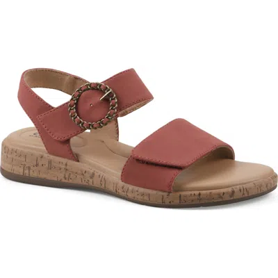 Cliffs By White Mountain Bonique Corck Wedge Sandal In Brown