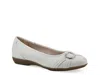 Cliffs By White Mountain Calming Buckle Strap Flat In White