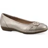 Cliffs By White Mountain Calming Buckle Strap Flat In Multi