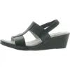 Cliffs By White Mountain Candea Slingback Wedge Sandal In Black