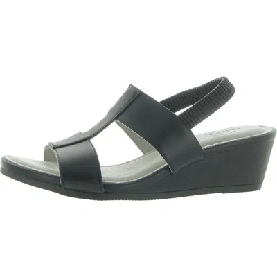 CLIFFS BY WHITE MOUNTAIN CANDEA WOMENS SLIP ON WEDGES SLINGBACK SANDALS