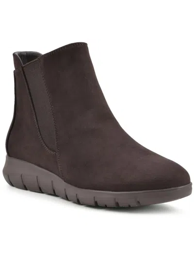 Cliffs By White Mountain Caption Womens Zipper Ankle Ankle Boots In Multi