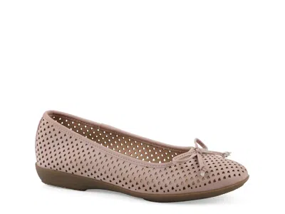Cliffs By White Mountain Carris Ballet Flat In Pink