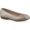 Cliffs By White Mountain Wide Width Carris Ballet Flat In Multi
