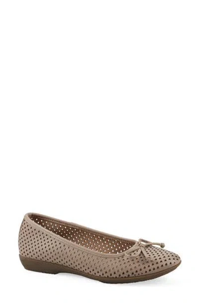 Cliffs By White Mountain Carris Perforated Flat In Natural/ Smooth