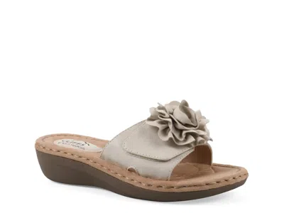 Cliffs By White Mountain Casmyn Wedge Sandal In Multi