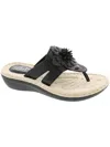Cliffs By White Mountain Cynthia Thong Comfort Sandal In Black