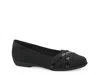 Cliffs By White Mountain Chic Ballet Flat In Black