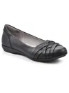 Cliffs By White Mountain Chic Womens Slides Flats Loafers In Grey