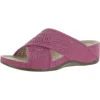 Cliffs By White Mountain Candelle Wedge Sandal In Pink