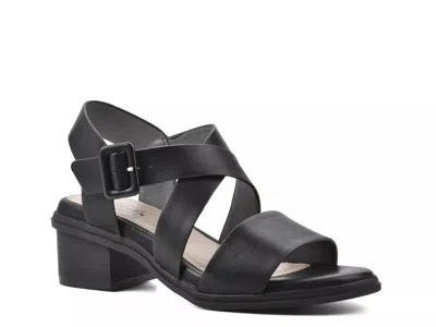 Cliffs By White Mountain Cordovan Sandal In Black