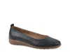 Cliffs By White Mountain Cortney Perforated Ballet Flat In Black