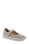 Cliffs By White Mountain Double Mary Jane Sneaker In Light Pink Sueded Smooth