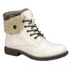Cliffs By White Mountain Duena Faux Shearling Trimmed Hiking Boot In Animal Print