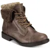 Cliffs By White Mountain Duena Womens Faux Fur Outdoors Booties In Multi