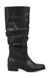 Cliffs By White Mountain Duration Slouch Boot In Black Burnished Smooth