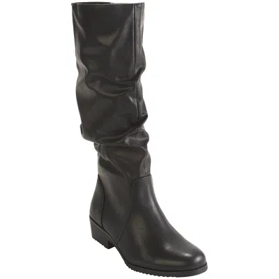 Cliffs By White Mountain Duration Womens Wide Calf Faux Leather Knee-high Boots In Multi