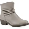 Cliffs By White Mountain Durbon Scrunch Boot In Light Taupe Smooth