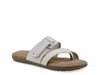 Cliffs By White Mountain Fancify Toe Loop Sandal In White