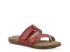 Cliffs By White Mountain Fancify Toe Loop Sandal In Red