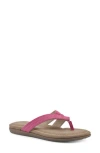 Cliffs By White Mountain Fateful Flip Flop In Hot Pink Nubuck