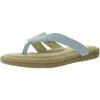 Cliffs By White Mountain Fateful Womens Slip On Faux Leather Thong Sandals In Multi