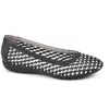 Cliffs By White Mountain Faylie Womens Leather Slip On Ballet Flats In Black