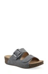 Cliffs By White Mountain Fearful Wedge Sandal In Blue Raspberry Suede